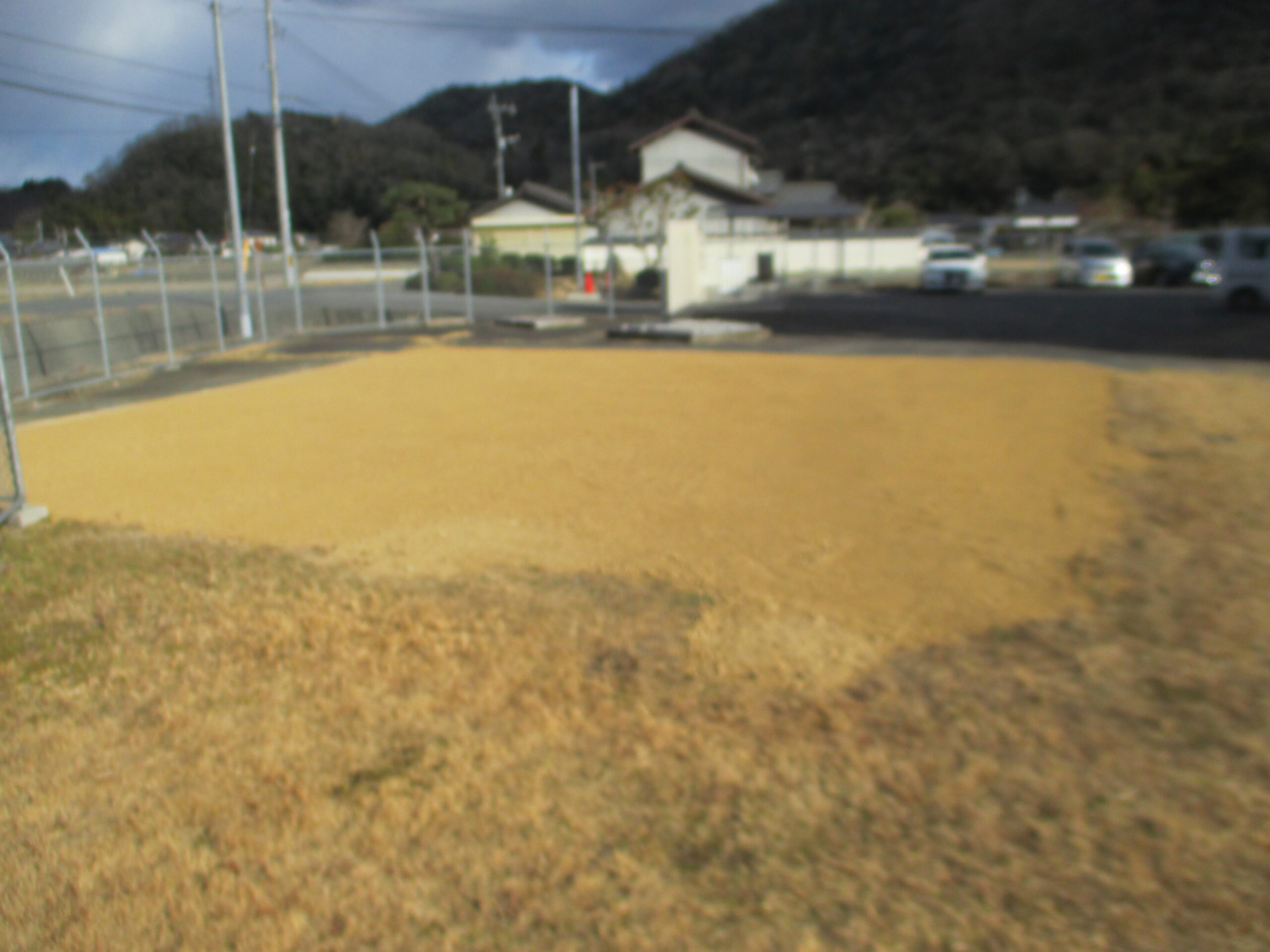 解体工事後の整地の様子（岡山県）